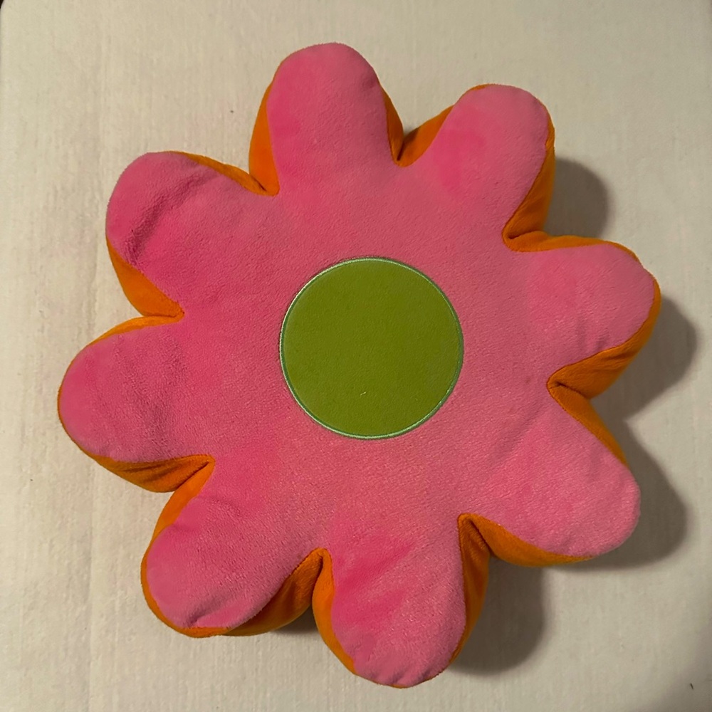 Colorful Flower-Shaped Pillow